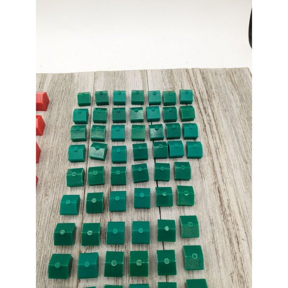 Vintage 1985 Monopoly Game Replacement Motels Houses Set #2 - Picture 3 of 4